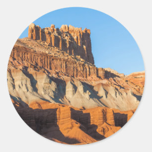 Noord-Amerika, VS, Utah, Torrey, Capitol Reef 3 Ronde Sticker