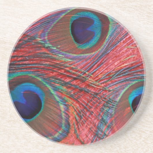 Noord-Amerika, VS, WA, Redmond, Peacock Zandsteen Onderzetter (Voorkant)