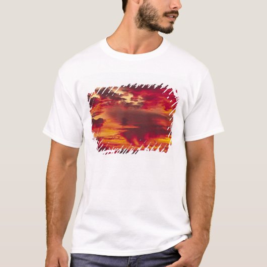 Noord-Amerika, VS, Washington, Seattle. Sunrise T-shirt (Voorkant)