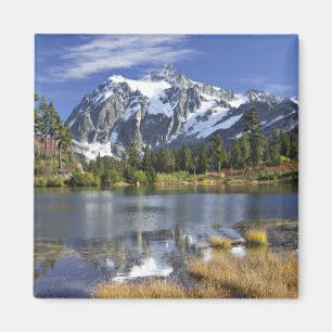 Noord-Amerika, Washington, Cascades. Mt. Shuksan Magneet