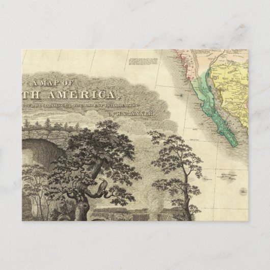 Noord-Amerika - zuidwest Briefkaart (Voorkant)