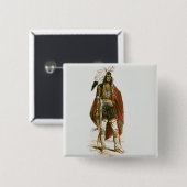 Noord-Amerikaans Vierkante Button 5,1 Cm (Voorkant /achterkant)