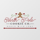 Noord-Amerikaanse bakkerskoekjes Raamsticker (Vel)