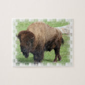 Noord-Amerikaanse Bison Puzzle Legpuzzel (Horizontaal)