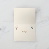 Noord-Amerikaanse Hummingbird Dank u Kaart (Binnen)