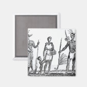 Noord-Amerikaanse Indiërs Magneet (Voorkant / Achterkant)