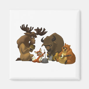 Noord-Amerikaanse Jug Band Magnet Magneet