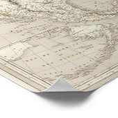 Noord-Amerikaanse kaart Poster (Hoek)