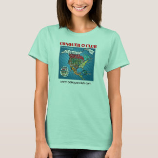 Noord-Amerikaanse kaart T-shirt