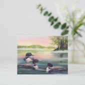 Noord-Amerikaanse lenzen op de Waterverf van het m Briefkaart (Staand voorkant)