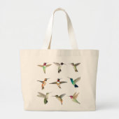 Noord-Amerikaanse mensvogels Grote Tote Bag (Voorkant)