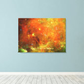 Noord-Amerikaanse Nebula Canvas Afdruk (Insitu (Houten vloer))