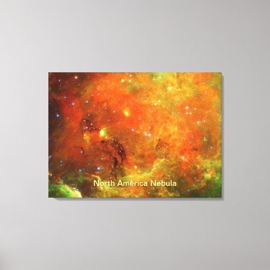 Noord-Amerikaanse Nebula Canvas Afdruk (Voorkant)