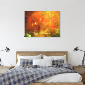 Noord-Amerikaanse Nebula Canvas Afdruk (Insitu (Slaapkamer))