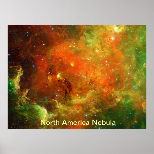 Noord-Amerikaanse Nebula Poster (Voorkant)