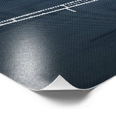 Noord-Amerikaanse P-51D Mustang blauwdruk Foto Afdruk (Hoek)