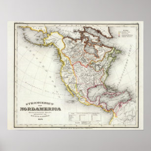 Noord-Amerikaanse rivieren Poster