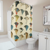 Noord-Amerikaanse vogels Douchegordijn (In situ)