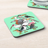 Noord-Amerikaanse Waders Bier Onderzetter (Linkerzijde)