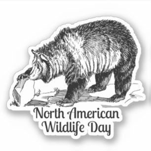 Noord-Amerikaanse Wildlife Celebration Sticker