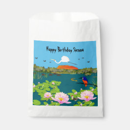 Noord-Australisch tropisch landschap, kleurrijk Bedankzakje