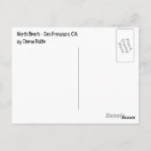 Noord-Beach Briefkaart (Achterkant)
