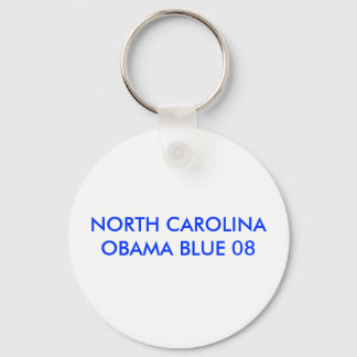 NOORD CAROLINA 08 OBAMA BLUE SLEUTELHANGER