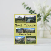 Noord-Cascades Collage 1 Briefkaart (Staand voorkant)