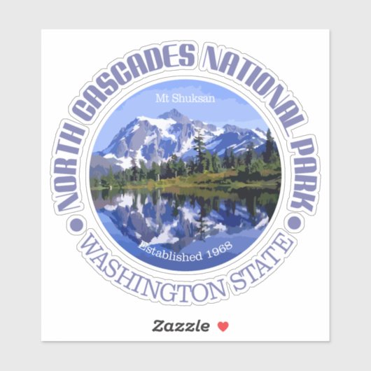 Noord-Cascades NP Sticker (Vel)