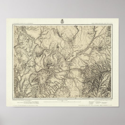 Noord-Centraal-Nieuw Mexico Poster (Voorkant)