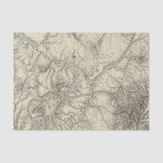 Noord-Centraal-Nieuw Mexico Tissuepapier (Voorkant)