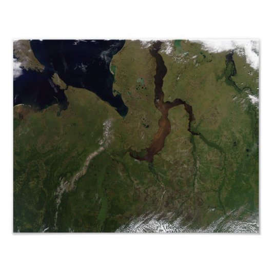 Noord-Centraal Rusland Foto Afdruk (Voorkant)