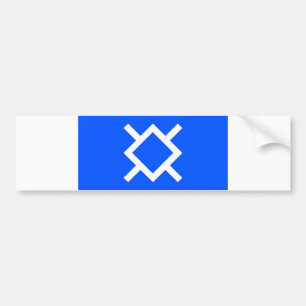 Noord-Cheyenne etnische vlag Amerikaanse geboorte Bumpersticker