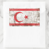 Noord-Cyprus Rechthoekige Sticker (Tas)