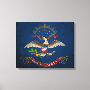 Noord-Dakota Canvas Afdruk