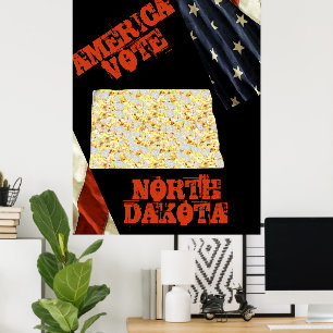 NOORD DAKOTA POSTER