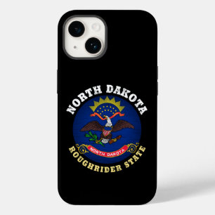 NOORD DAKOTA ROUGHRIDER STATE FLAG Case-Mate iPhone 14 HOESJE