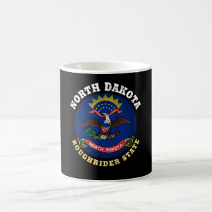 NOORD DAKOTA ROUGHRIDER STATE FLAG KOFFIEMOK