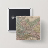 Noord-Duitsland Vierkante Button 5,1 Cm (Voorkant /achterkant)