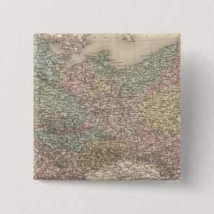 Noord-Duitsland Vierkante Button 5,1 Cm