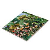 Noord - Een Darjeeling-eik, fijne kunst, Tegeltje (Zijkant)