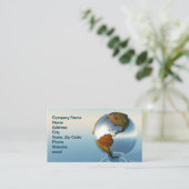 Noord- en Zuid-Amerika Visitekaartje (Staand voorkant)