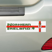 Noord-Ierland bumpersticker (Op auto)