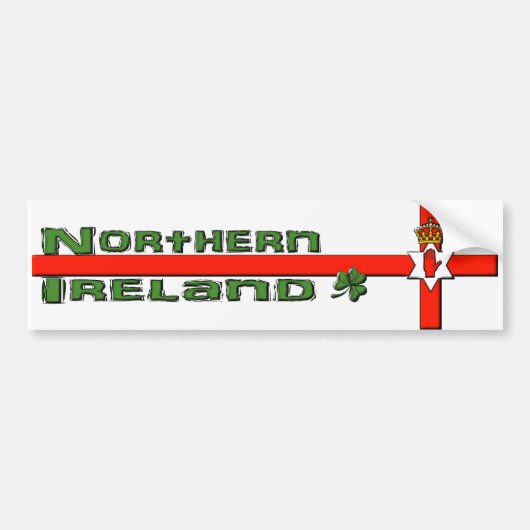 Noord-Ierland bumpersticker (Voorkant)