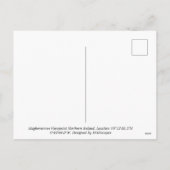 Noord-Ierland: Cliffs & Ocean Feestdagenkaart (Achterkant)