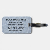 Noord-Ierland Ice Hockey Bagagelabel Sjabloon (Achterkant horizontaal)