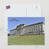 Noord-Ierland, Parlementsgebouwen, Belfast Briefkaart (Voorkant / Achterkant)