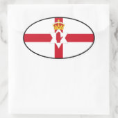 Noord-Ierland Provincie Ulster Sticker (Tas)