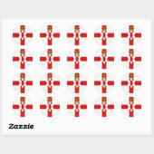 Noord-Ierland Ronde Sticker (Vel)