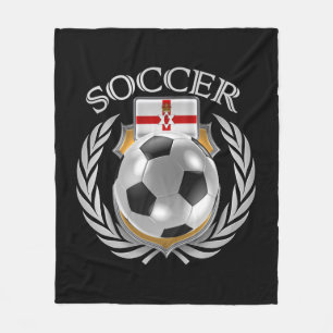 Noord-Ierland Soccer 2016 Fan Gear Fleece Deken